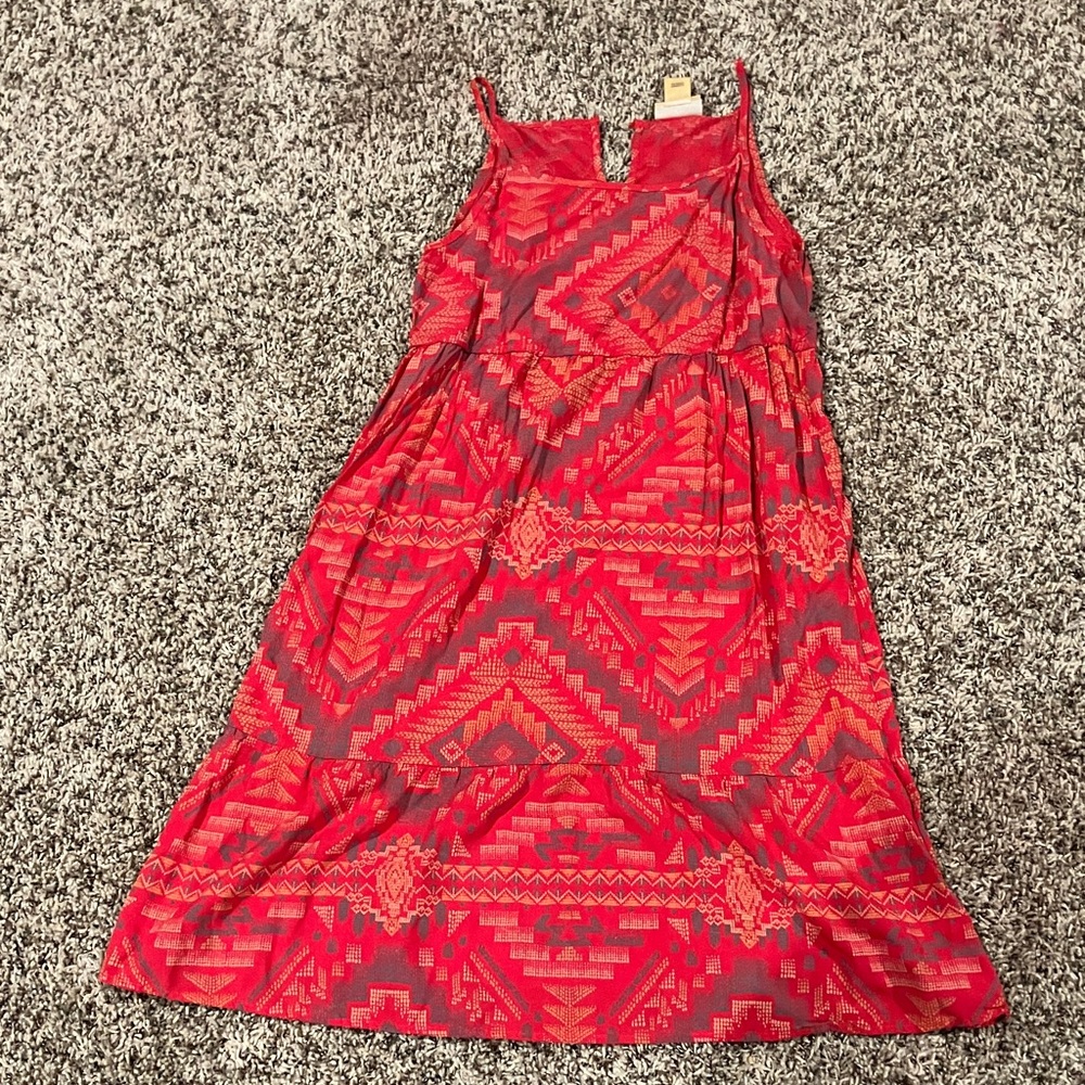 Wrangler Red and Gray Patterned Garment